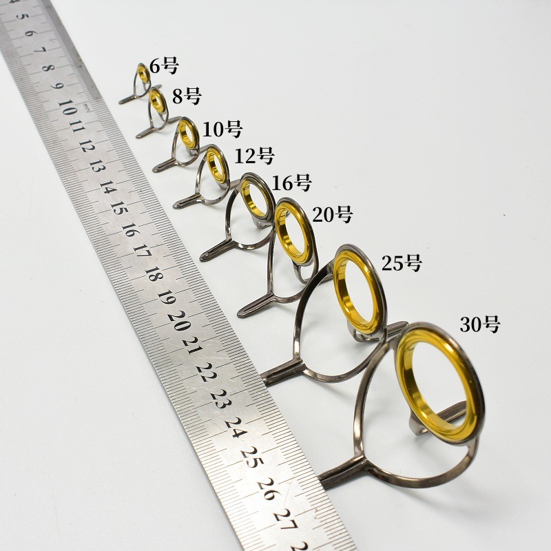 Fishing Rod Guide Replacement - 8Pcs Fishing Tackle Stainless Steel Repair