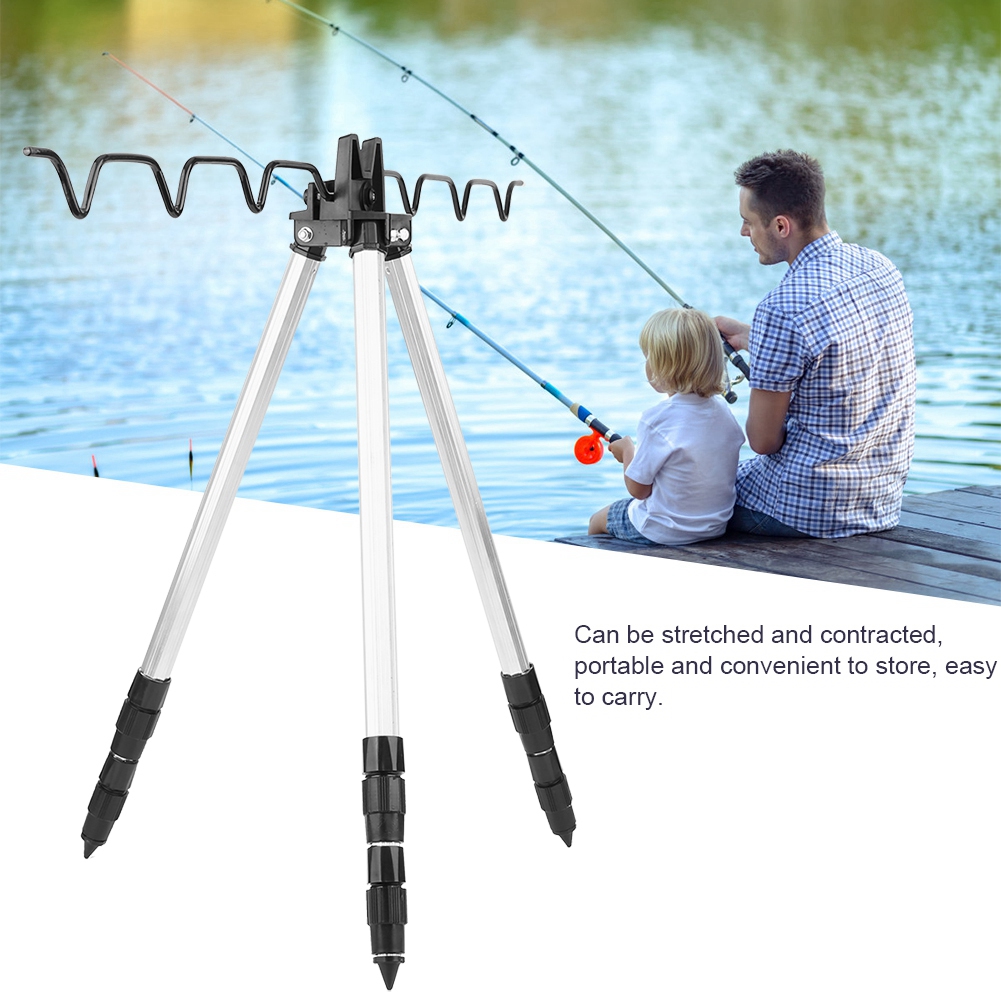Fishing Rod Casting - Fishing Pole Tripod Holders Multifunctional Rod