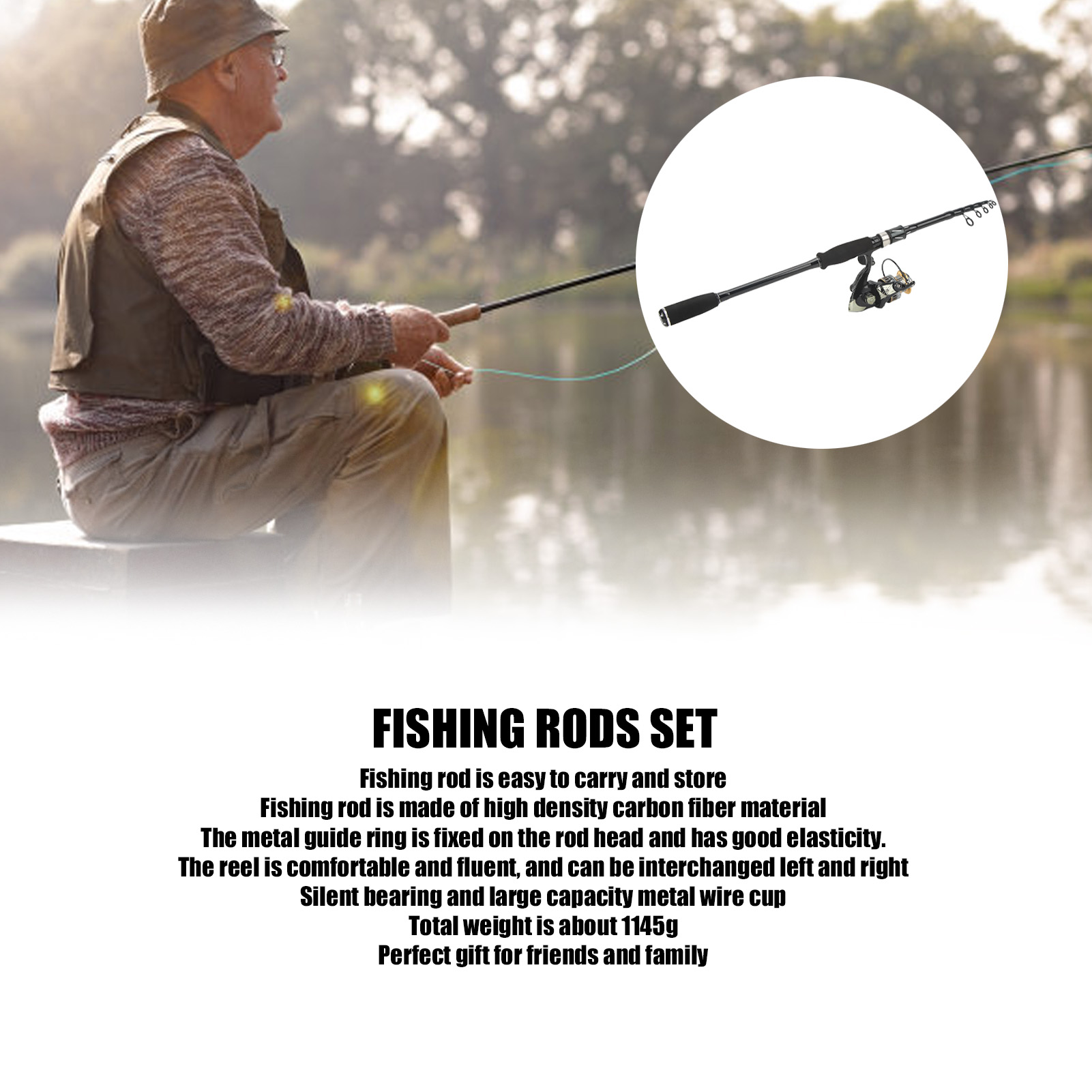 Fishing Rod Combo - Fishing Rod and Reel Combo Set