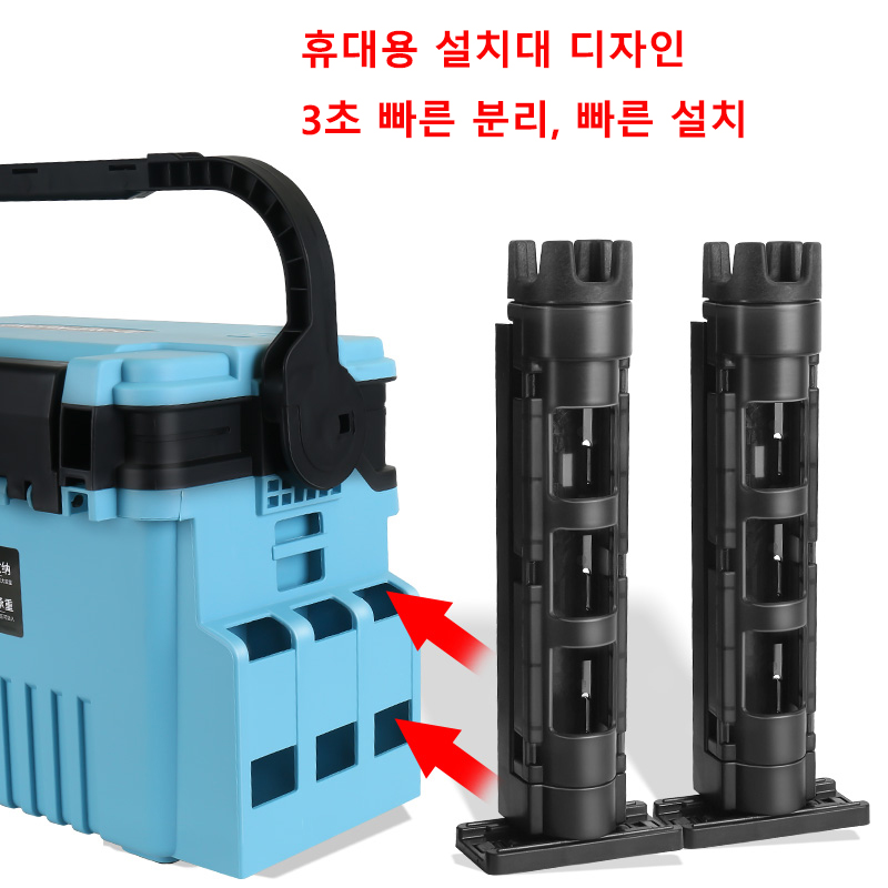 Fishing Rod Case - JSFUN Fishing Box Barrel Holder Detachable