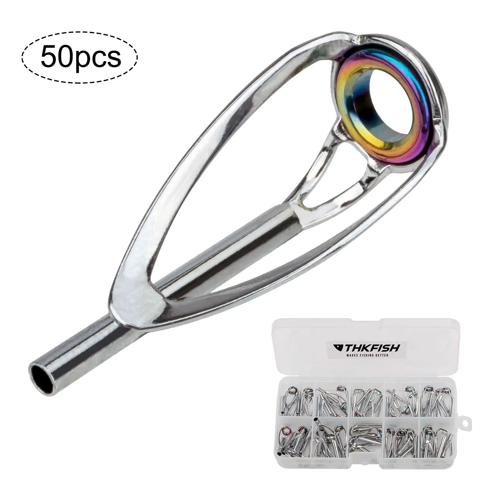 Fishing Rod Guide Replacement - 50pcs Fishing Rod Tip Top Repair