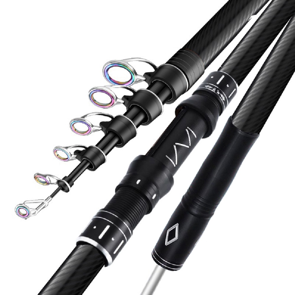Fishing Rod Surf - 2.1-4.5M Telescopic Surf Rod Spinning Fishing