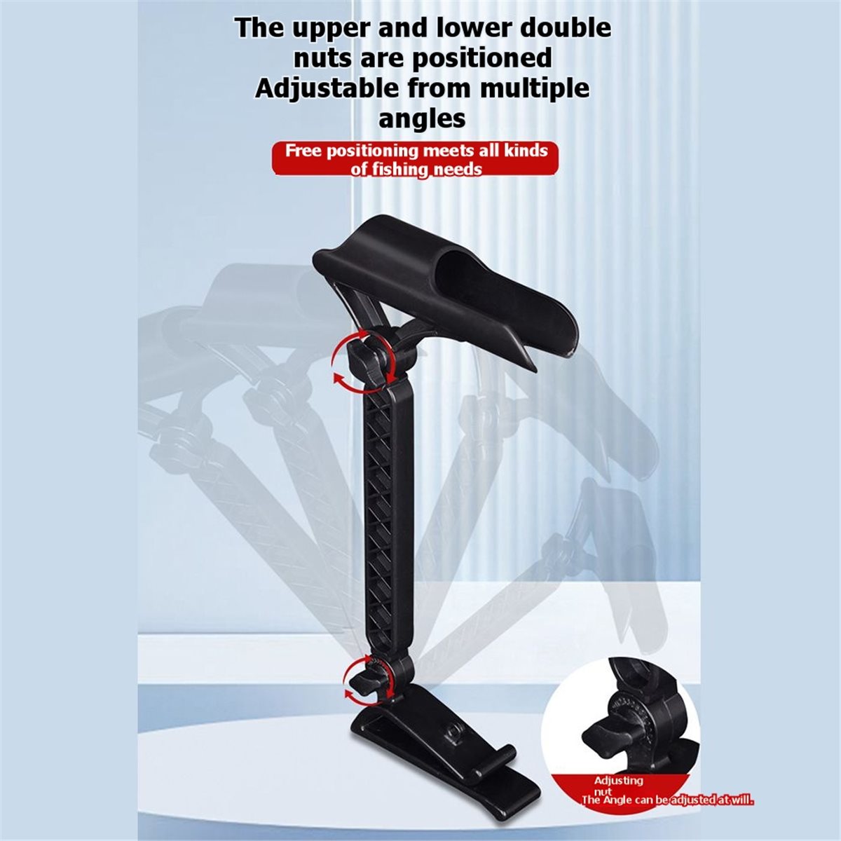 Fishing Rod Ice - POPULAR-2pcs Adjustable Bucket Rod Holder for