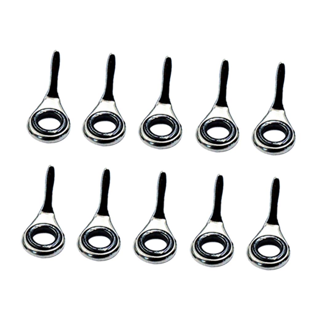 Fishing Rod Guide Replacement - Set of 10 Telescopic Fishing Rod