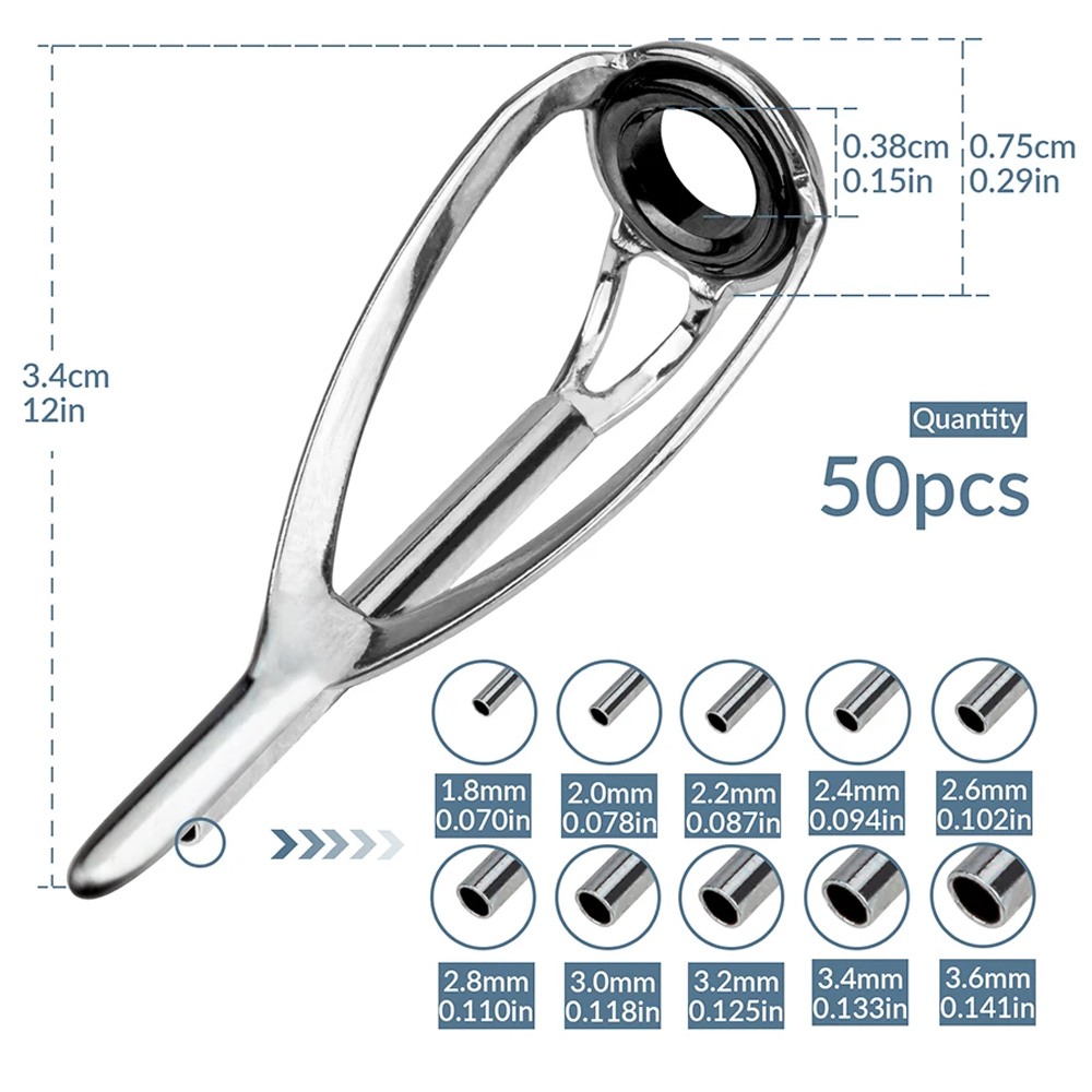 Fishing Rod Tip Replacement - THKFISH 50 Cái/lốc Câu Hướng Dẫn