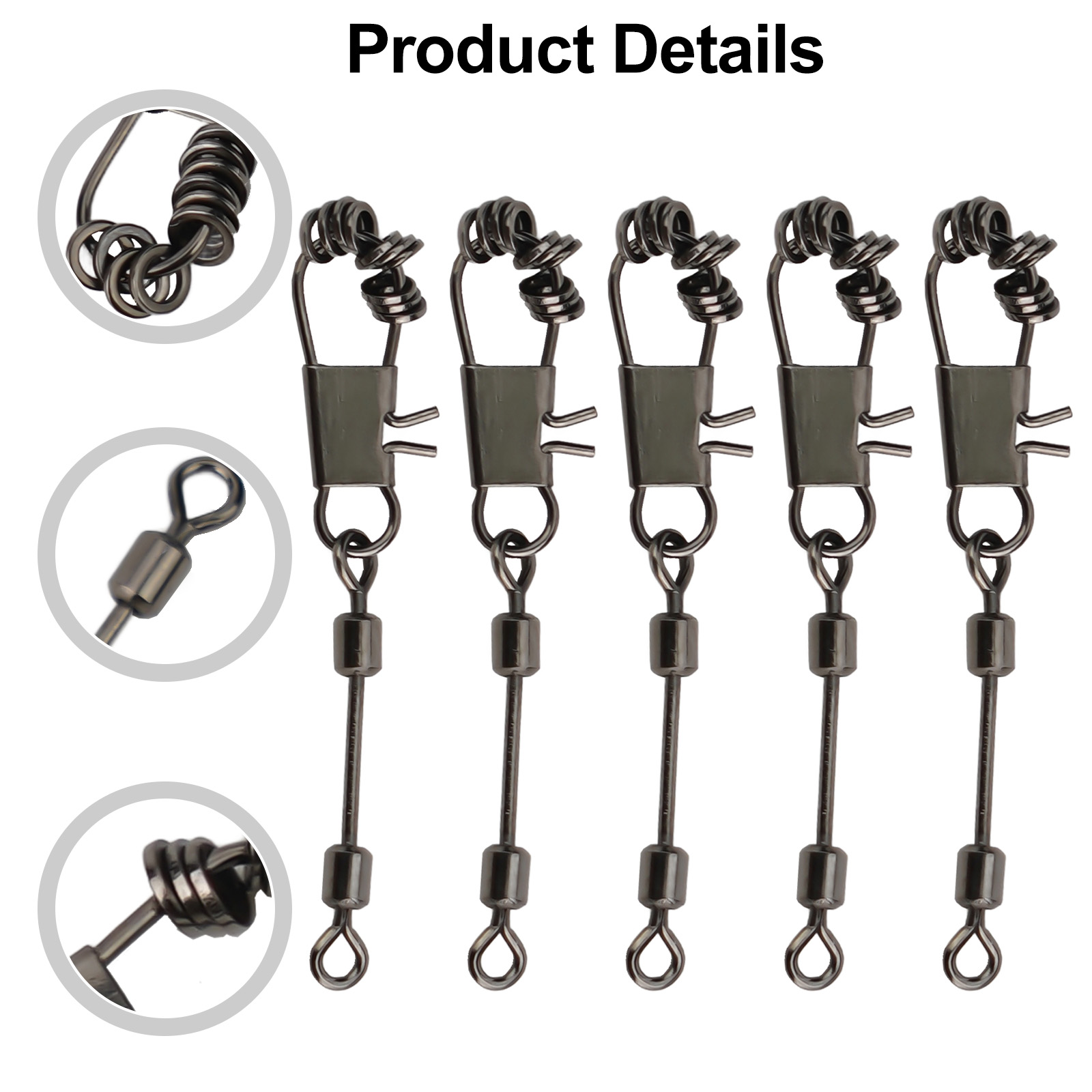 Fishing Rod Fly - 10/20/50 Pcs SMALL OVAL-TIPPET RINGS 2mm