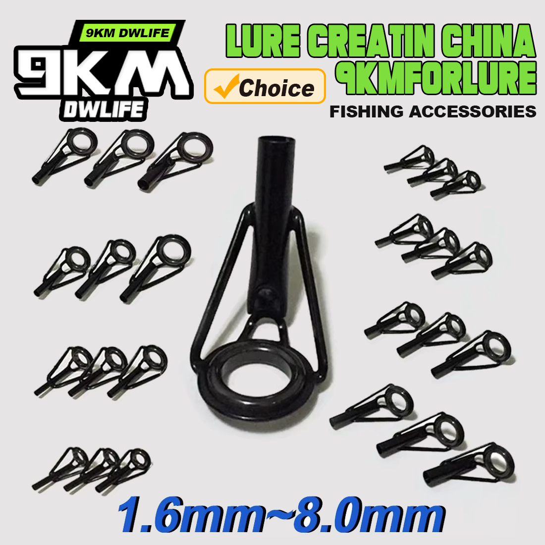 Fishing Rod Guide Replacement - 5Pcs Fishing Rod Tip Guides Repair