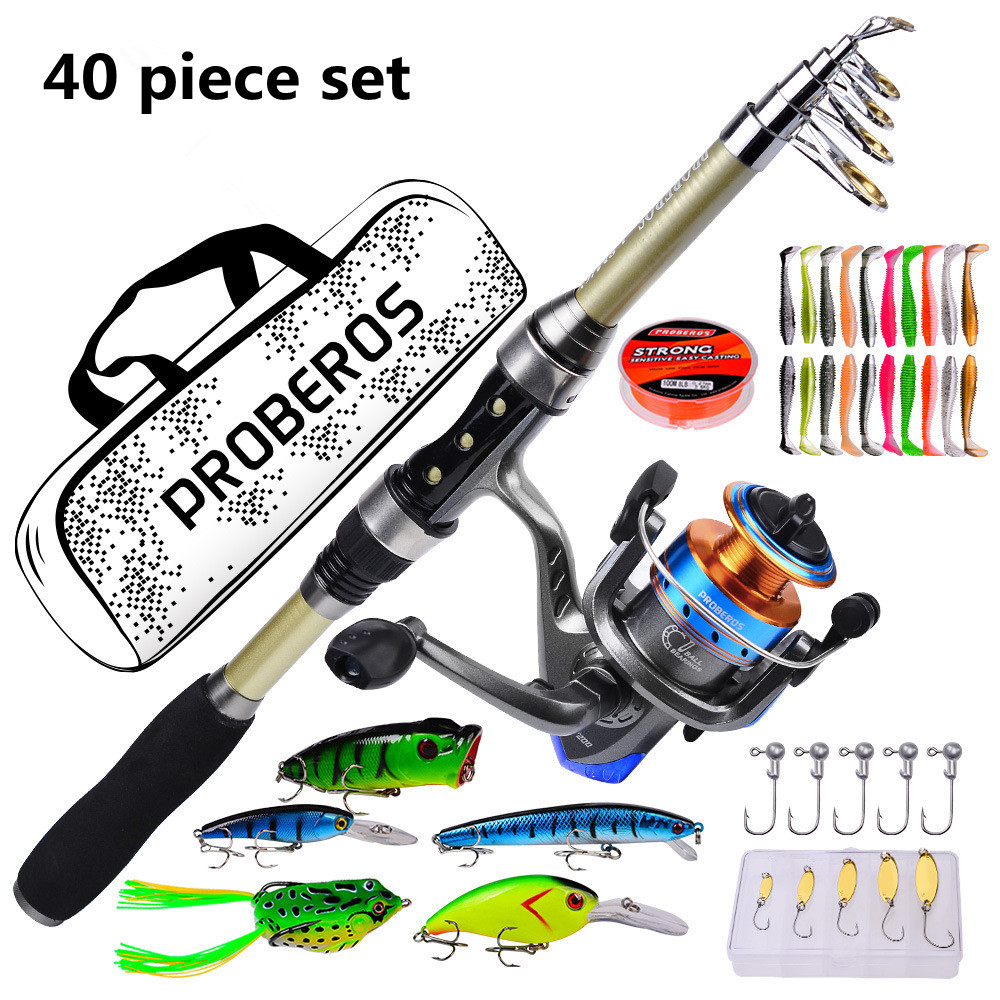 40 piece set of new sea rods,  - đánh giá và giá Fishing Rod Fly