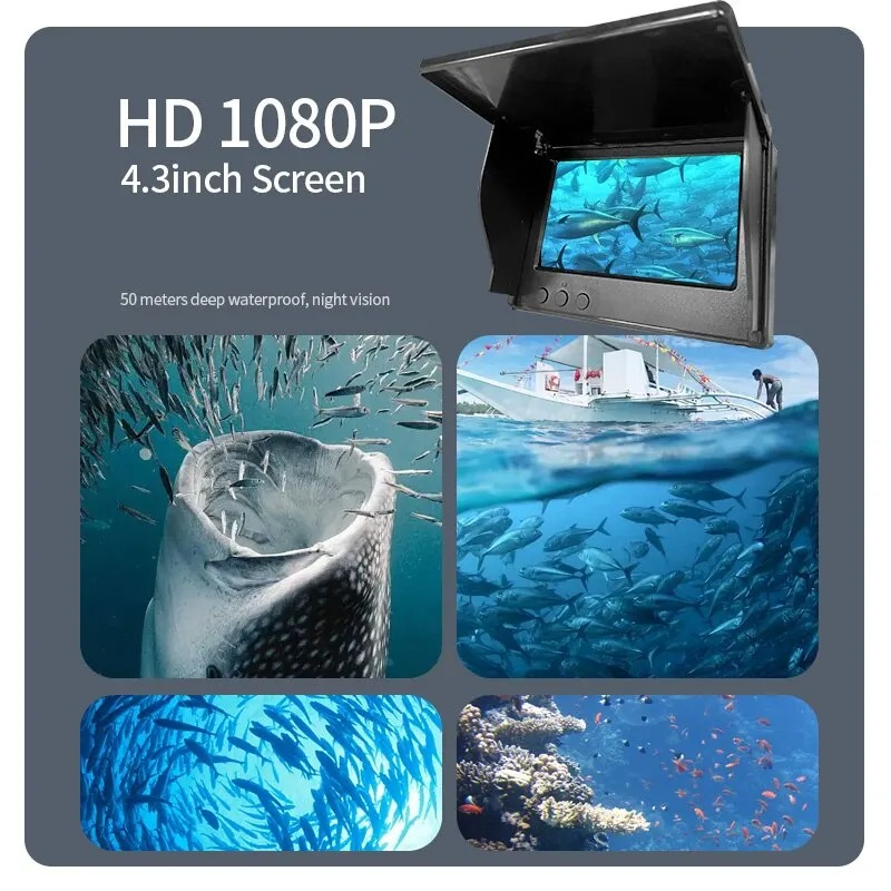 4.3 Inch Video Fishing Rod Kit - đánh giá và giá Fishing Rod Ice