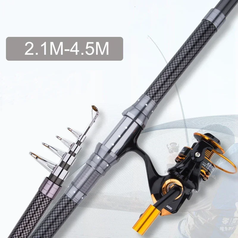 New Telescopic Portable Rotary - đánh giá và giá Fishing Rod Surf