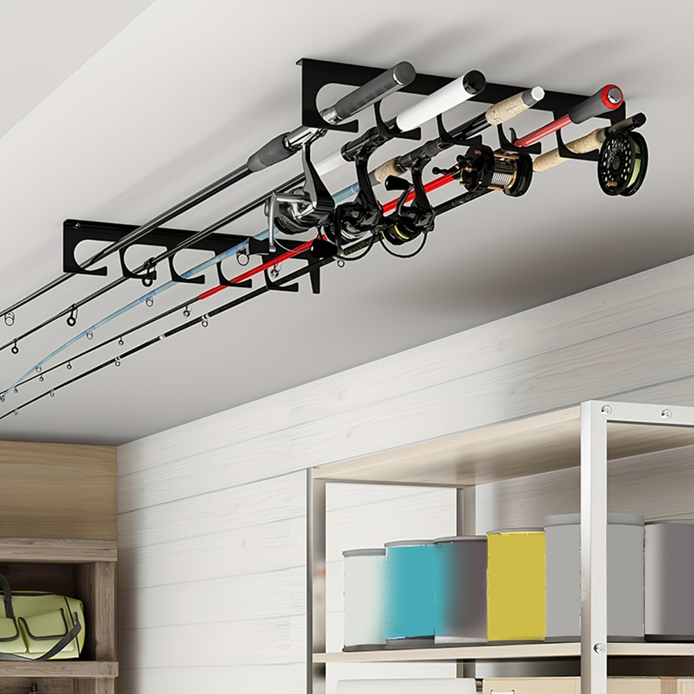 B48B-Wall/Ceiling Mount Fishin - đánh giá và giá Fishing Rod Rack