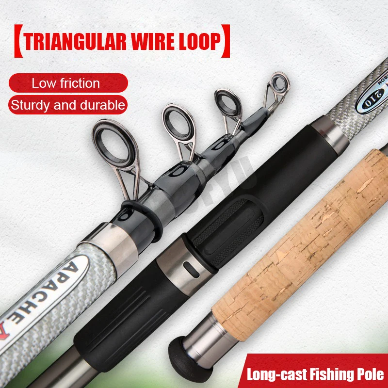 2.1m 2.4m 2.7m 3.0m 3.6m Super - đánh giá và giá Fishing Rod Surf