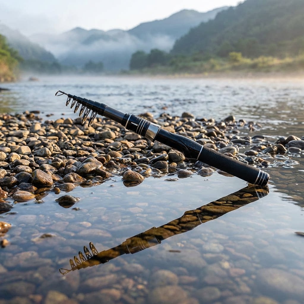 Ultralight Telescopic Carbon F - đánh giá và giá Fishing Rod Telescopic