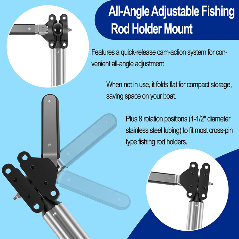 All-Angle Adjustable Fish Rod  - đánh giá và giá Fishing Rod Boat