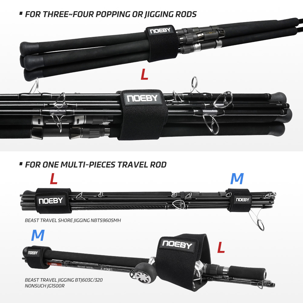 NOEBY Fishing Rod Strap Wide P - đánh giá và giá Fishing Rod Spinning
