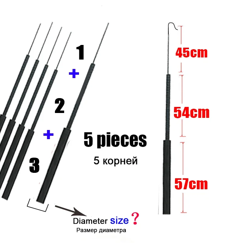 4.1mm-6.4mm 5 pieces Fishing r - đánh giá và giá Fishing Rod Tip Replacement