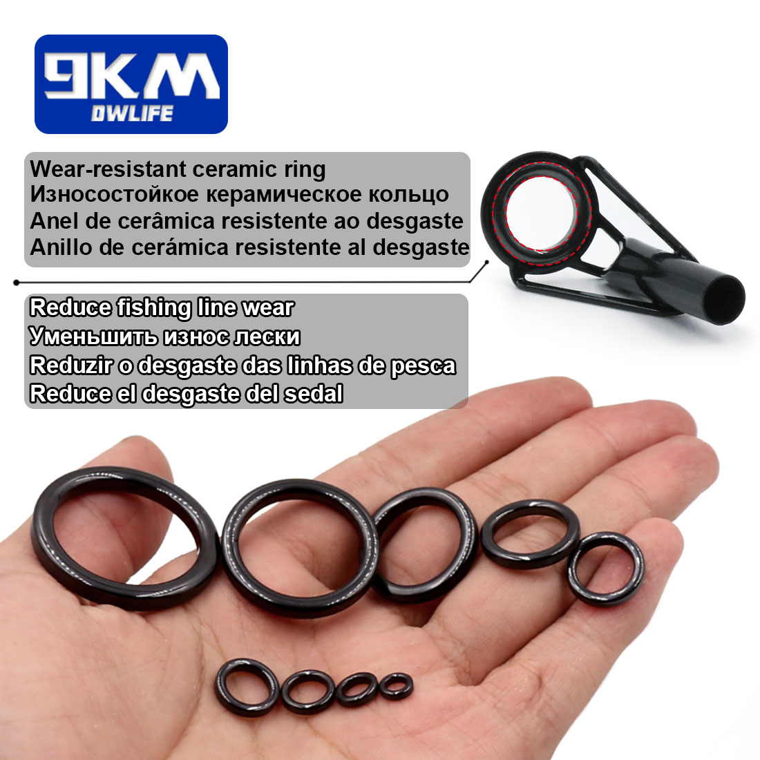 5Pcs Fishing Rod Tip Guides Re - đánh giá và giá Fishing Rod Tip Replacement