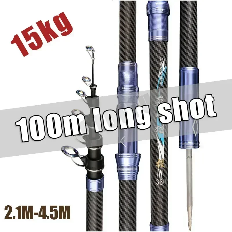 Tốt Nhất Co Duỗi Di Động Xoay  - đánh giá và giá Fishing Rod Surf