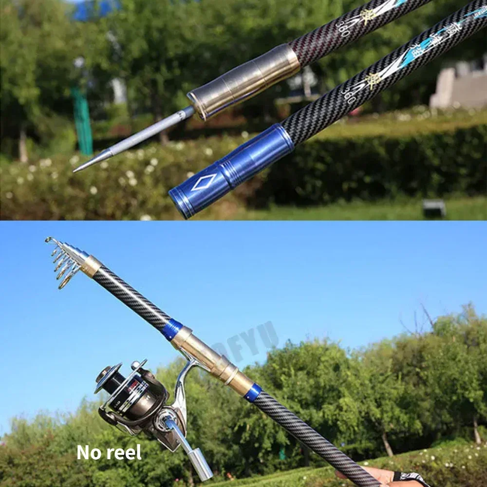 Tốt Nhất Co Duỗi Di Động Xoay  - đánh giá và giá Fishing Rod Surf