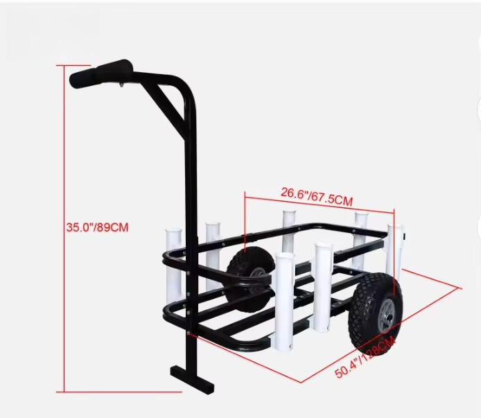 Collapsible Wagon Beach Wagon  - đánh giá và giá Fishing Rod Boat
