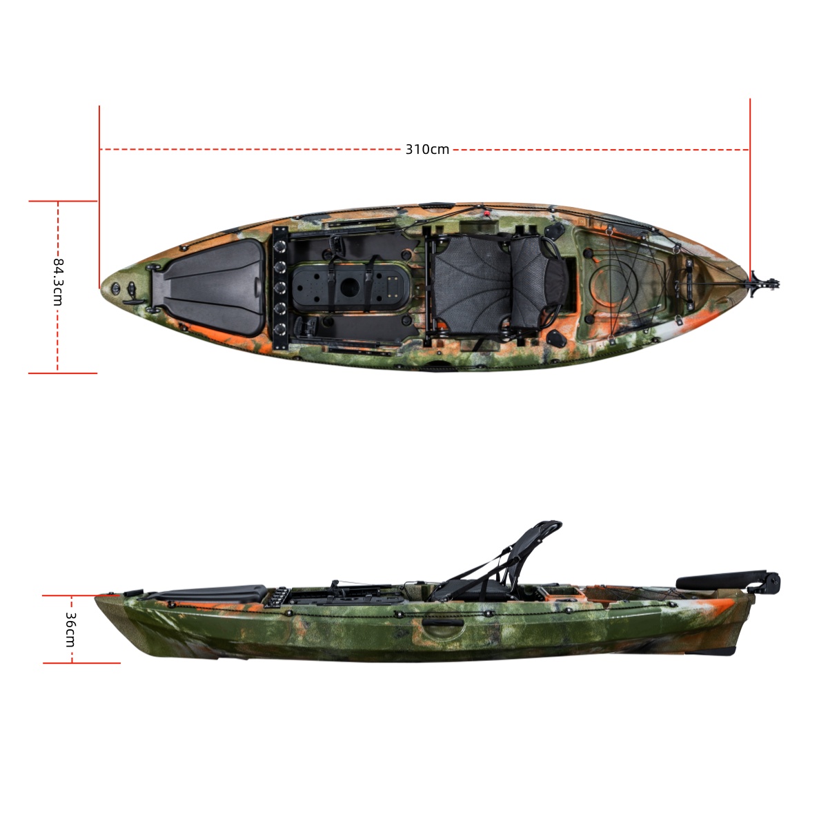 First-class Single Fishing Kay - đánh giá và giá Fishing Rod Boat