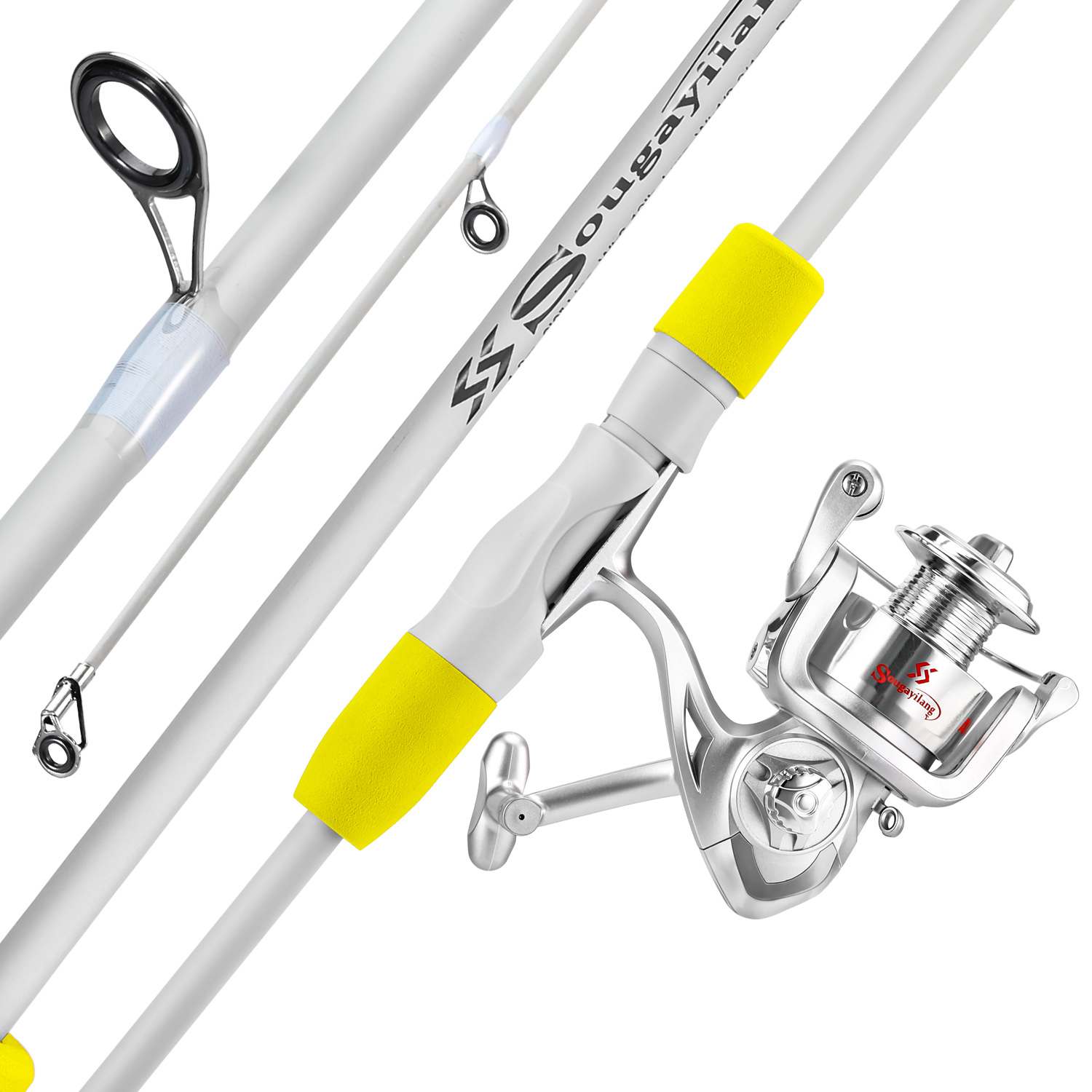 Sougayilang 2section Spinning  - đánh giá và giá Fishing Rod Carbon Fiber