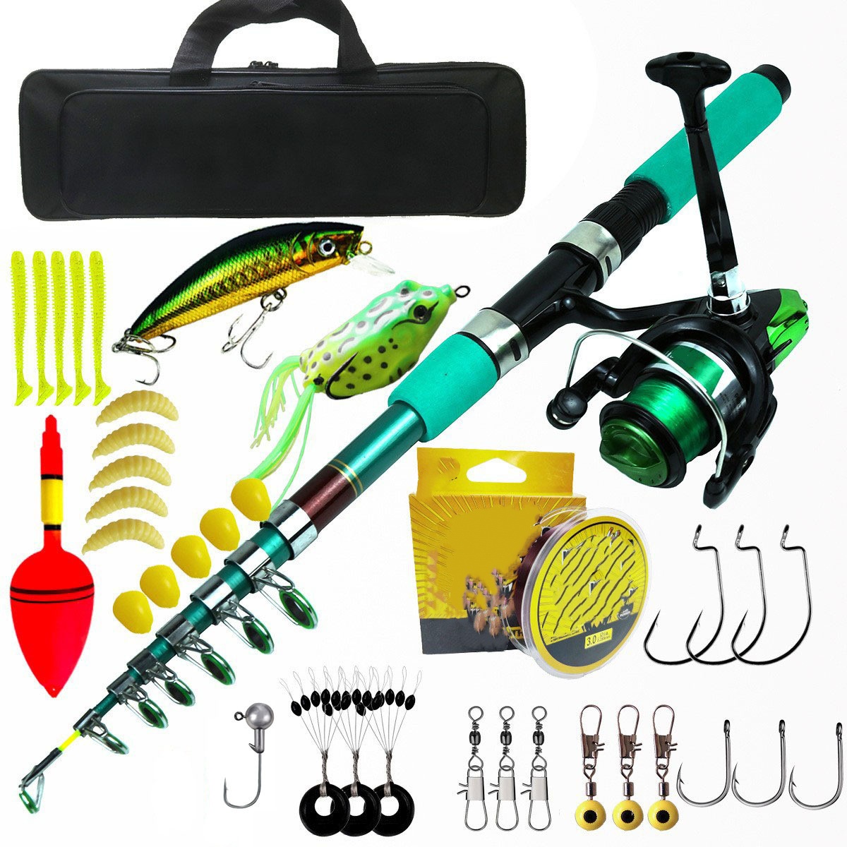 Portable Ultralight Carp Teles - đánh giá và giá Fishing Rod Telescopic