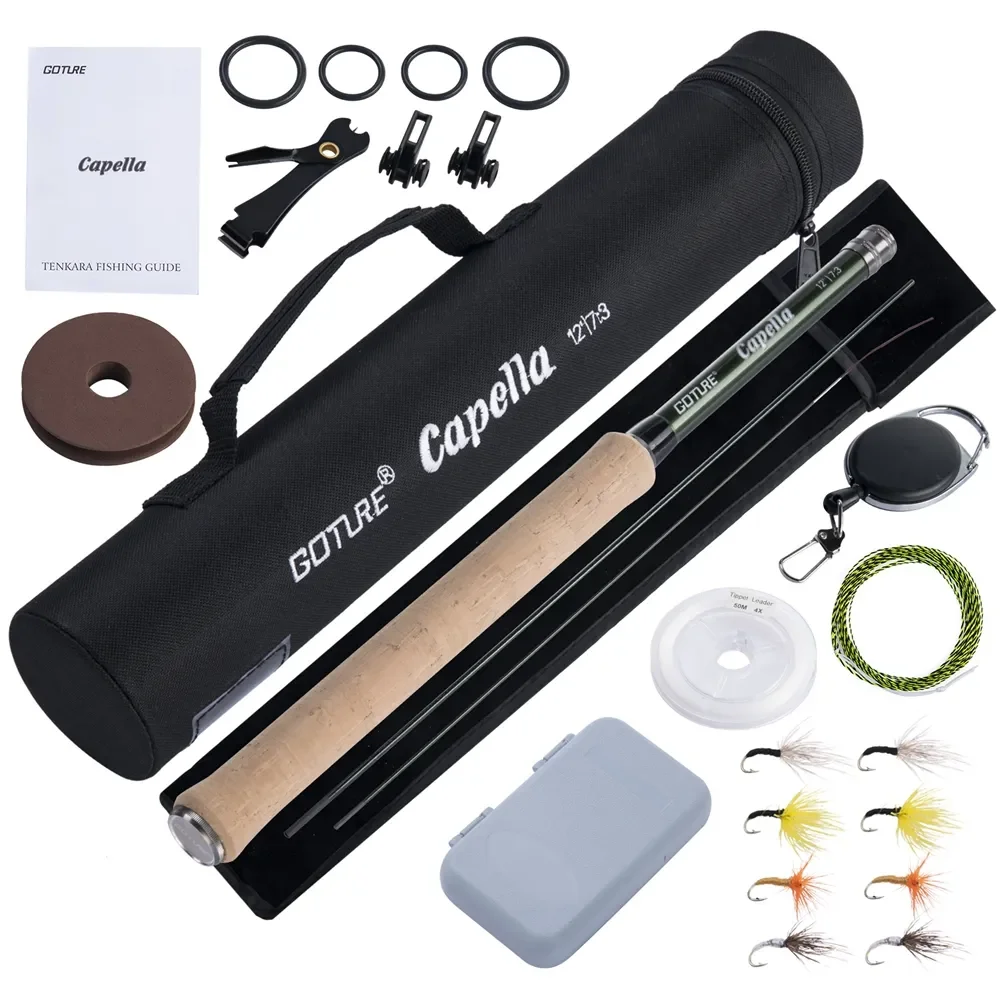 Goture 12FT Classical Tenkara  - đánh giá và giá Fishing Rod Carbon Fiber